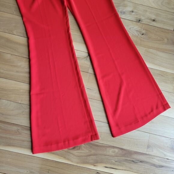 New ECLA Red Wide Leg Pants size 14 XL - Picture 2 of 9